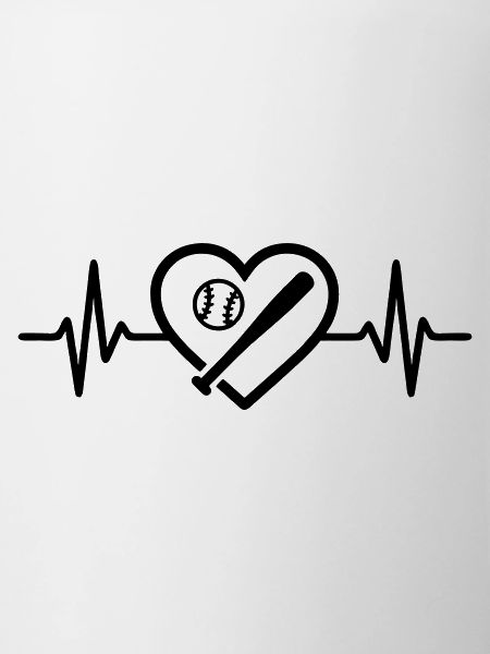 Baseball Bat and Heart Ball