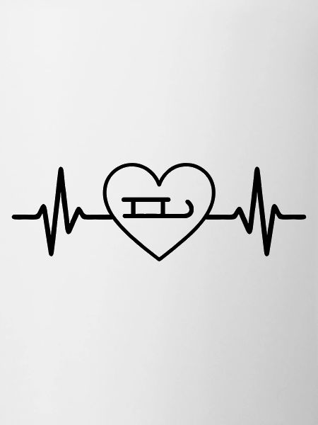 Winter Sport Sledge Heart