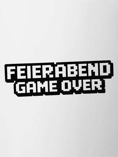 Feierabend Gameover Pixelstil