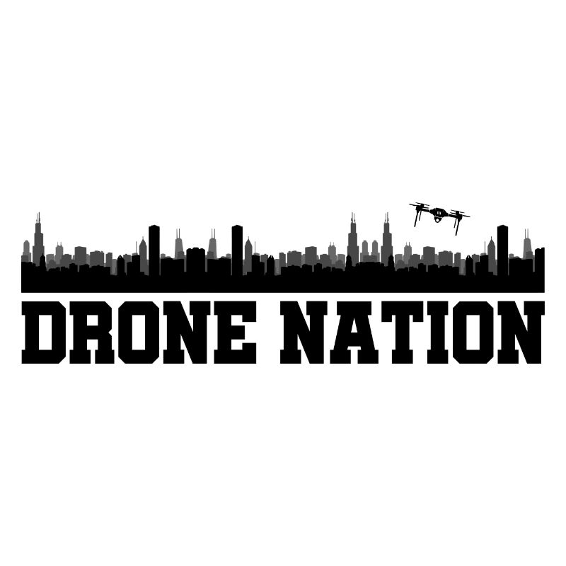Drone Nation Graphic Drone Flying Quadcopter Pilot