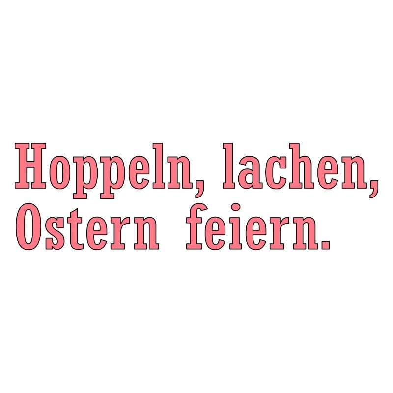 Hoppeln, Lachen, Ostern Feiern