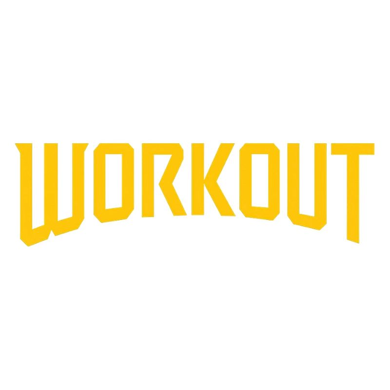 Retro Yellow Blocks Workout