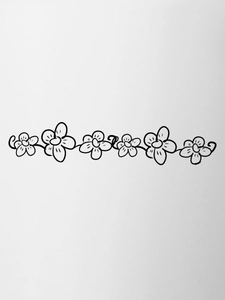 flowers line line planting