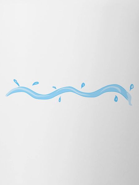 water line blue stroke