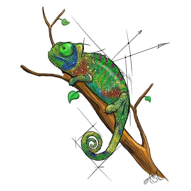 Dessin Chamaeleon