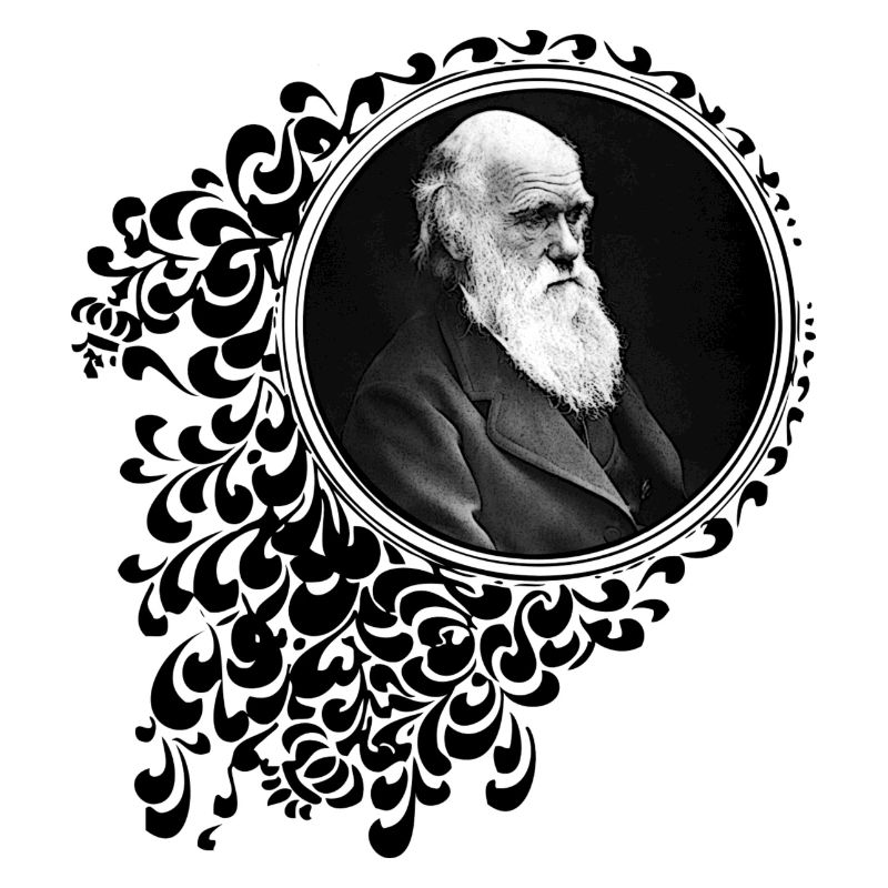Charles Darwin Dekorativ