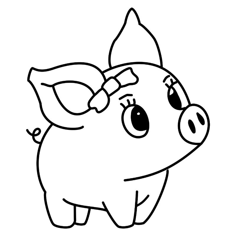 Schwein Ferkel Niedlich