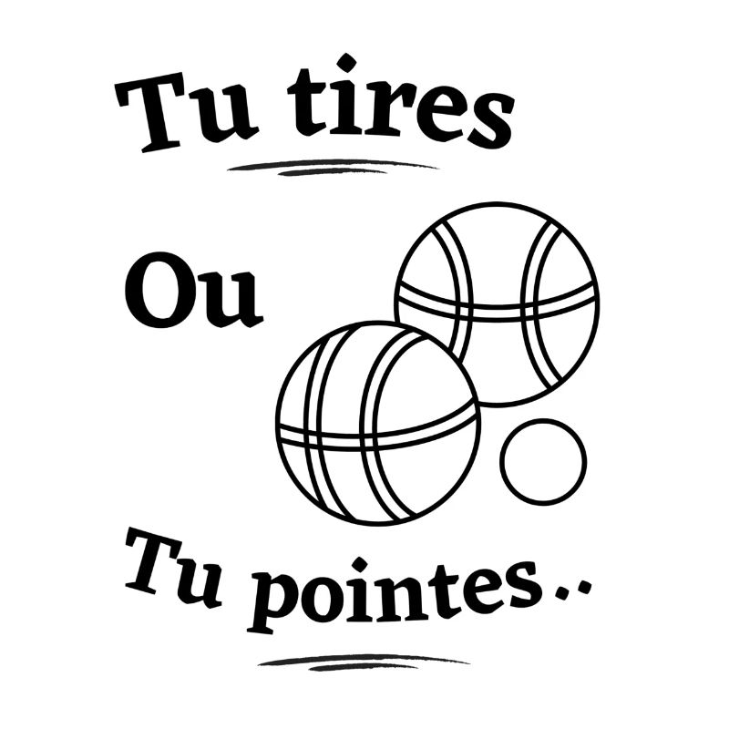 Tu tires ou tu pointes