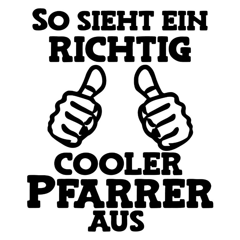 So sieht ein cooler Pfarrer aus Pastor Kirche Gott