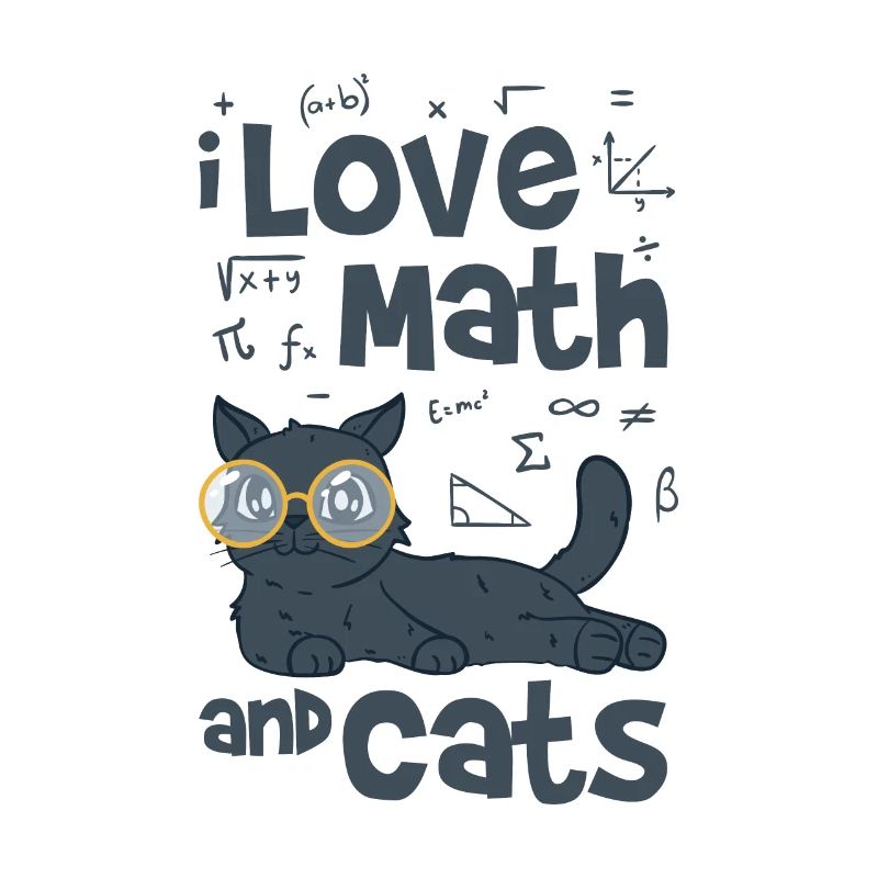 I Love Math and Cats
