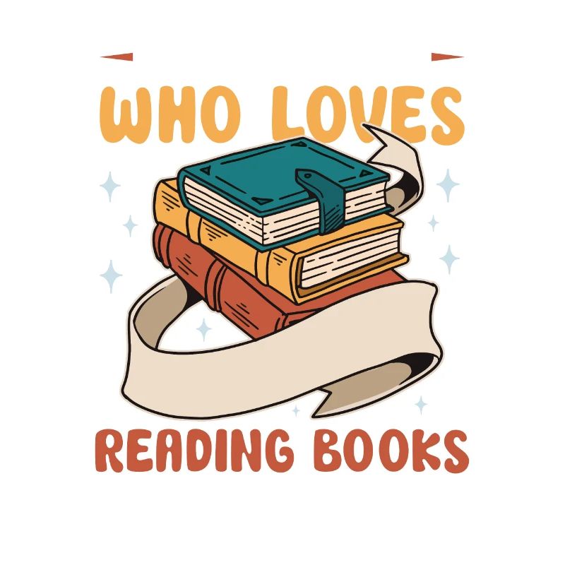 Book Reader Reading Literature Bookworm Gift Idea