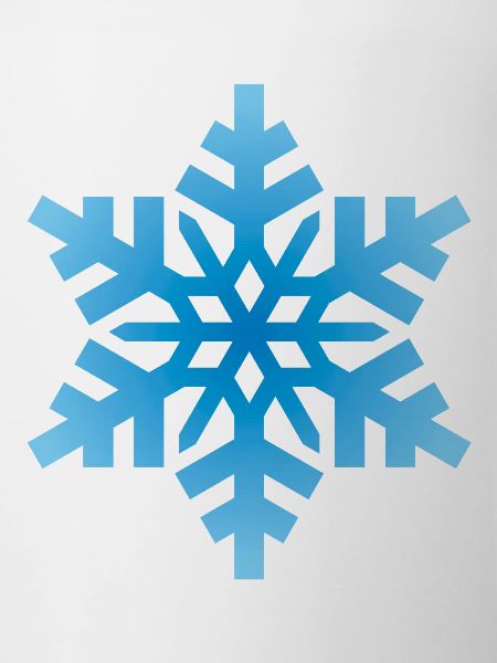 Light blue snowflake
