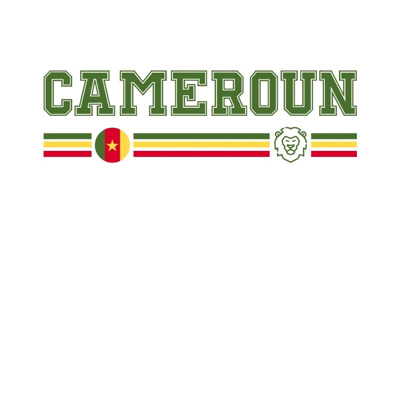 CAMEROUN drapeau et emblème du Cameroun