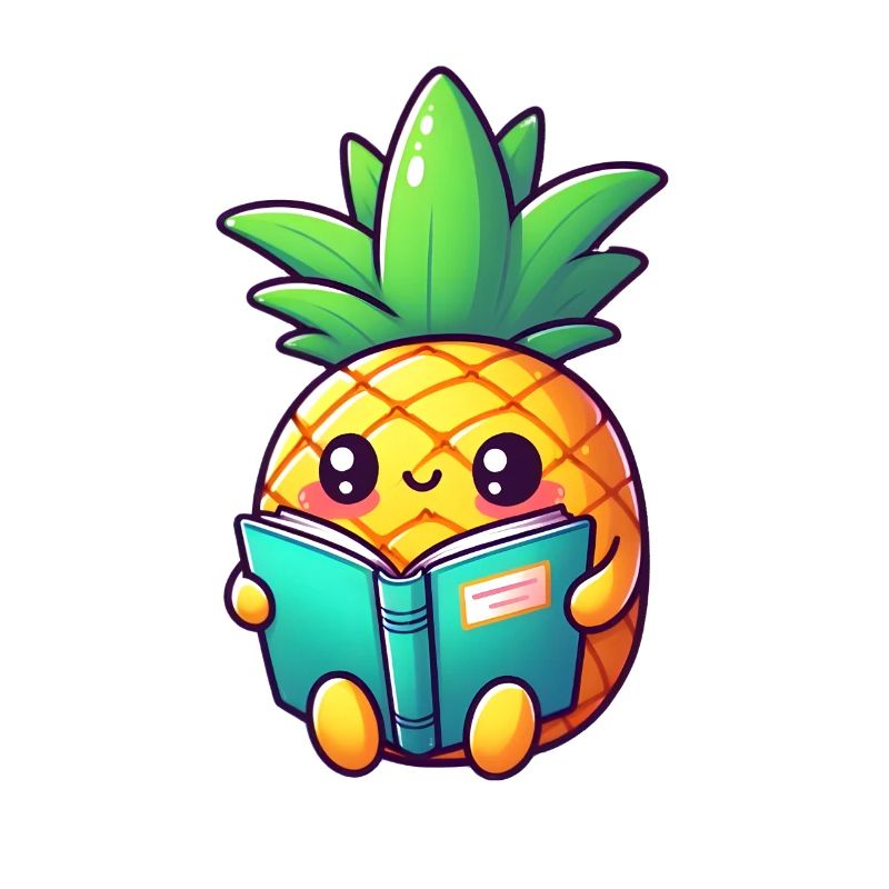 Reading pineapple