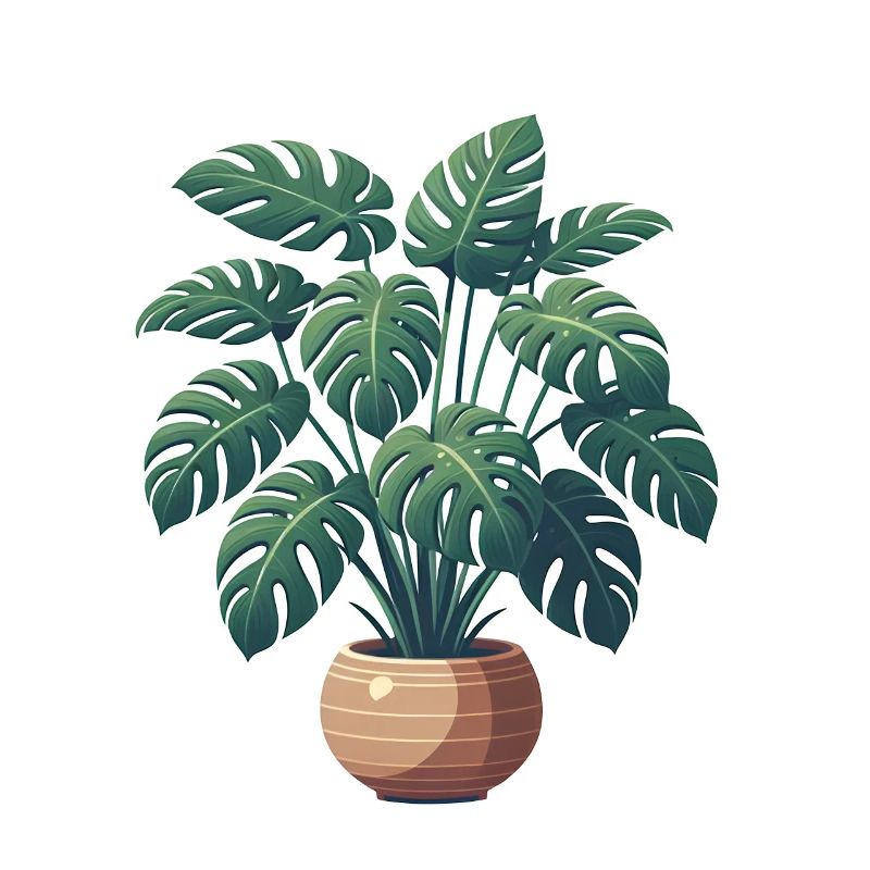 Wunderschöne Monstera Pflanze