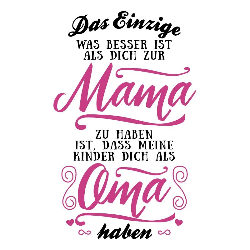 Kinder dich als Oma haben Werdende Großmutter Omi
