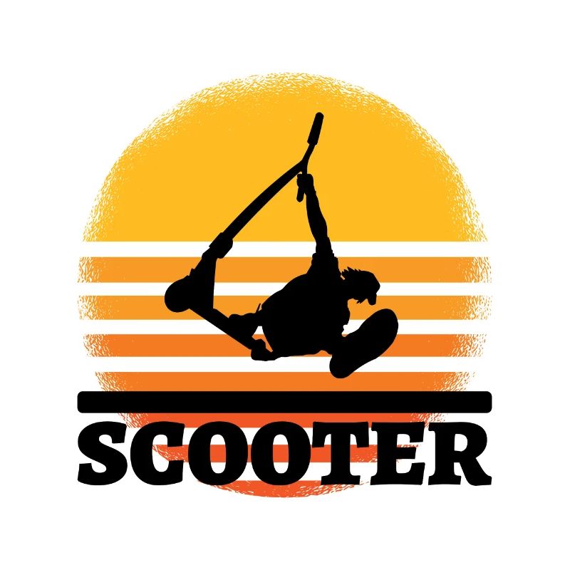 Scooter sunset