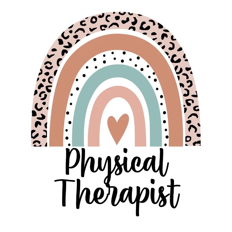 Physiotherapeut Regenbogen Leopard Lustiges Geschenk