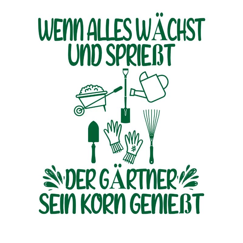 Gärtner Spruch Garten Humor Geschenkidee