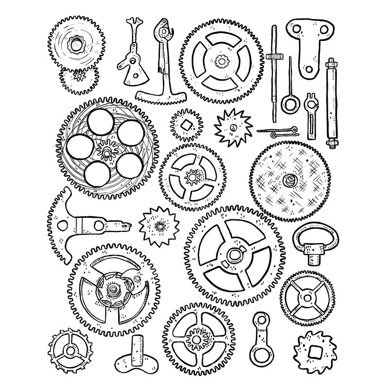 Pièces de montre Pièces de montre Engrenage Mécanisme Mouvement
