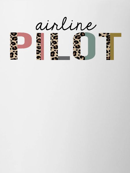 Airline Pilot Leopard Print Funny