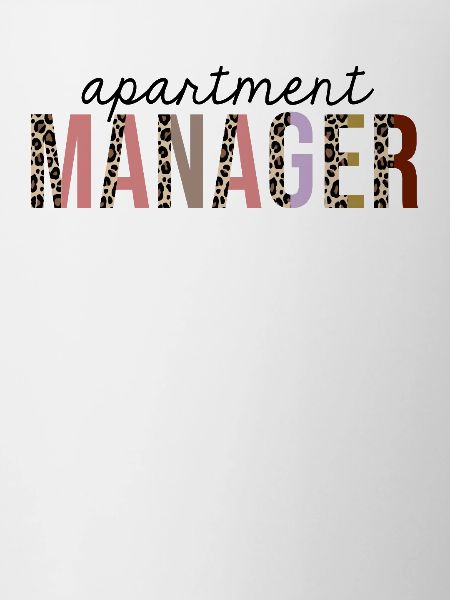 Apartment Manager Leopard Print Funny