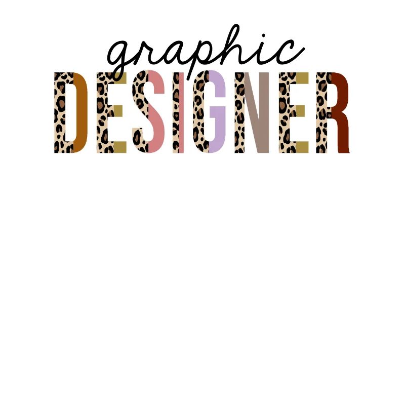 Graphiste Leopard Print Drôle