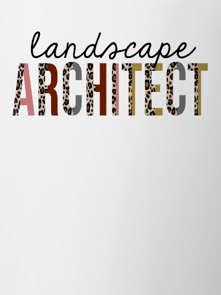 Landscape Architect Leopard Print Funny