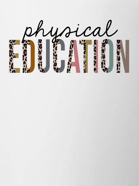 Physical Education Leopard Print Funny