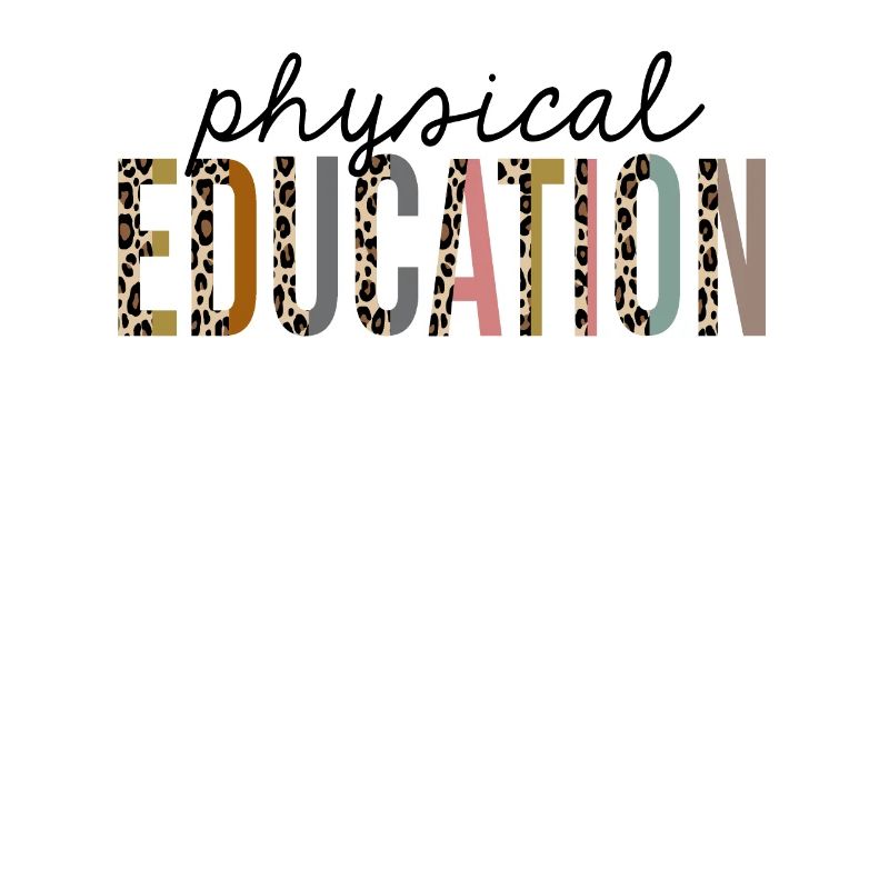 Physical Education Leopard Print Funny