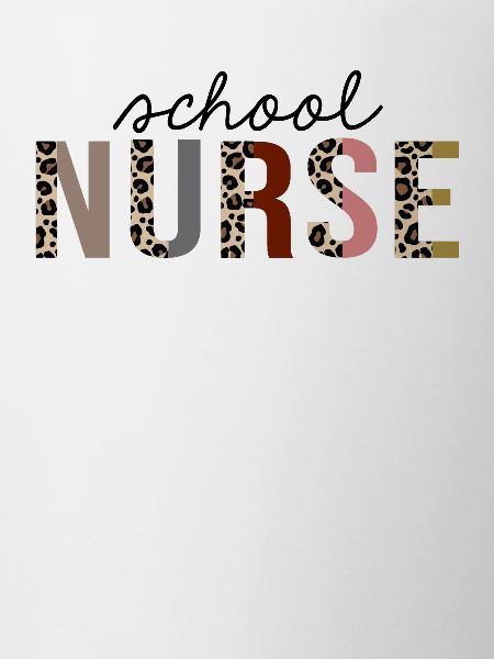 school nurse Leopard Print Funny