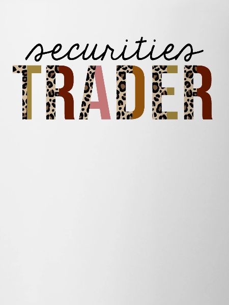 Securities Trader Leopard Print Funny