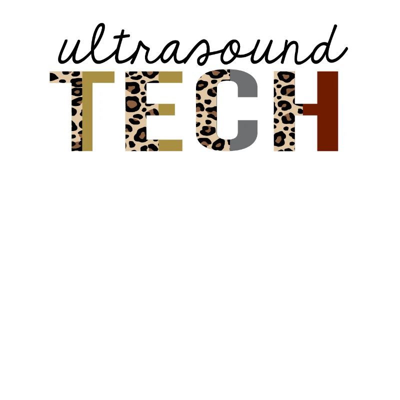Ultrasound tech Leopard Print Funny