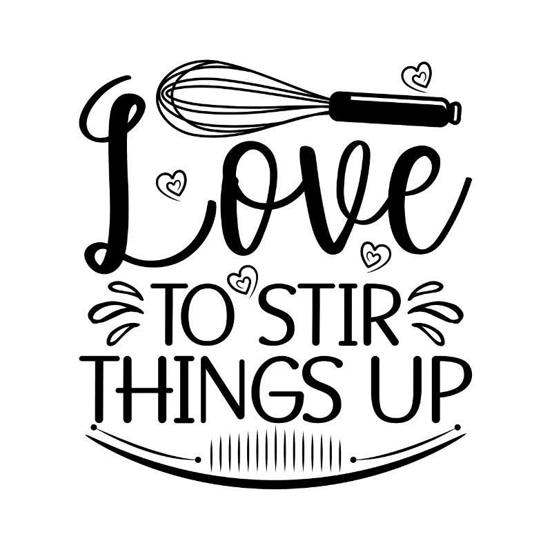 Love To Stir Things Up Baker Baking Bakery Cupcake