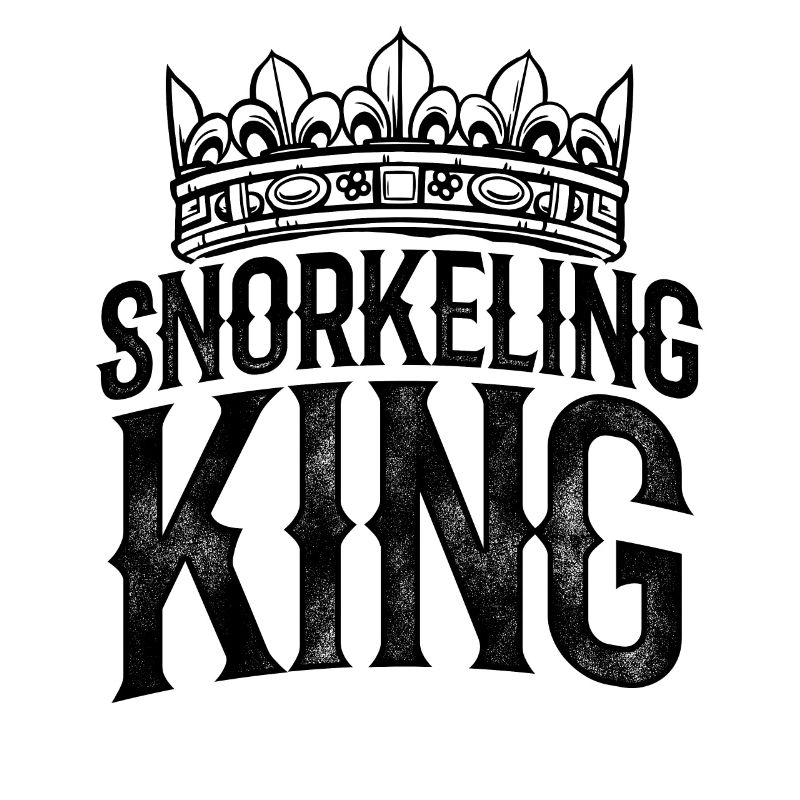 Snorkeling King Scuba Diver Diving Snorkeling Snor