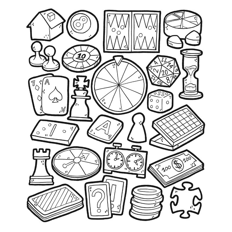 Brettspiele und Gesellschaftsspiele