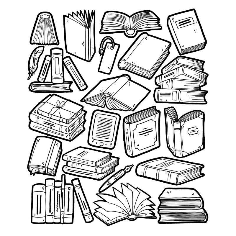 Books Doodle