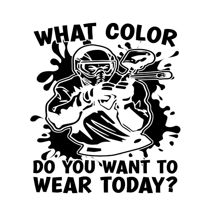 De quelle couleur tirez-vous paintball Shoot Paintball Player