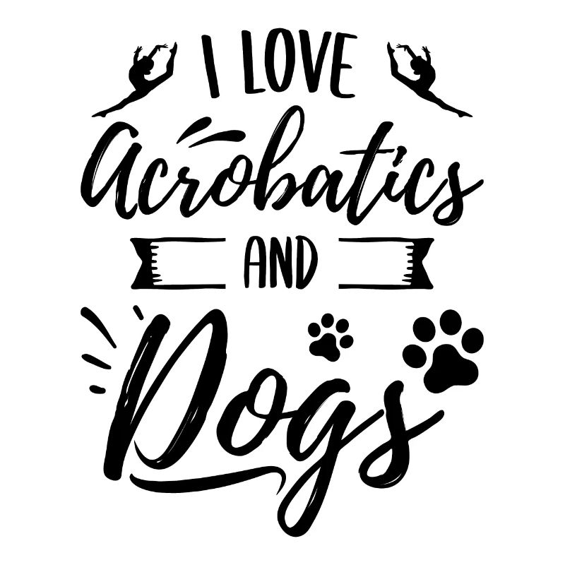 I Love Acrobatics Graphic Acrobat Gymnastics Gymna