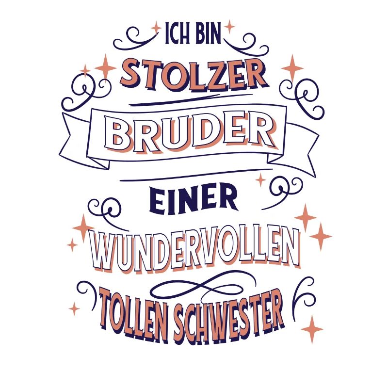 Geschwister Geschenkidee Ich Bin Stolzer Bruder