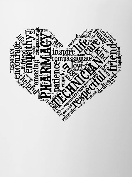 Pharmacy Technician Heart Appreciation Pharmacist