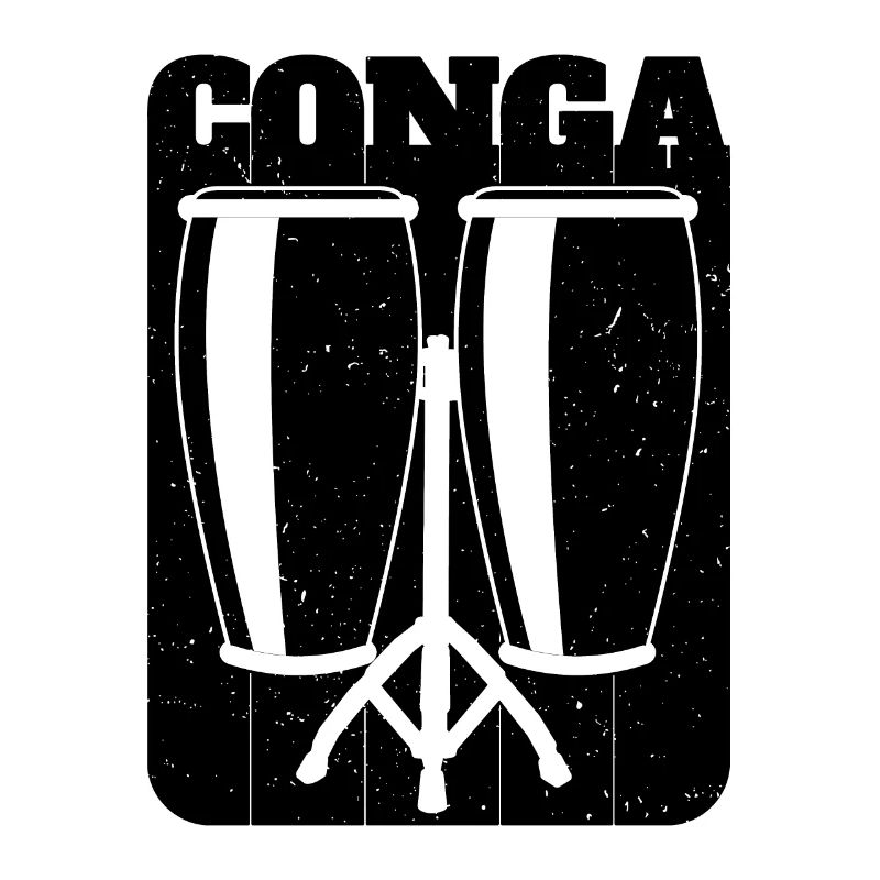 Conga Retro Drummers Instrument Lover Conga Player