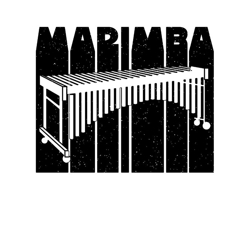 Marimba Retro Musical Instrument Marimba Player