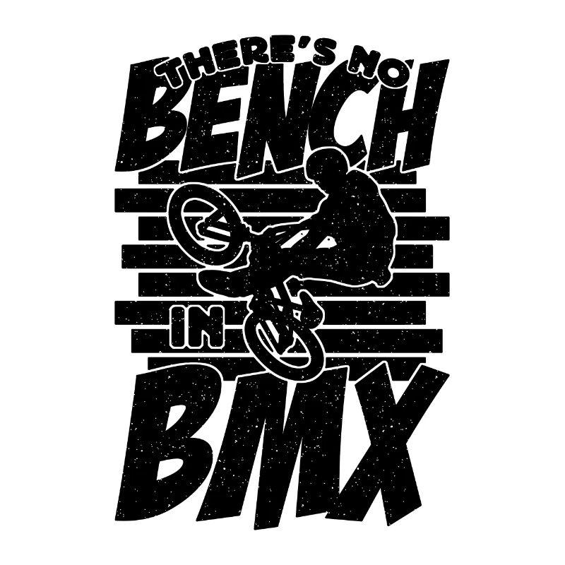 Il n’y a pas de banc dans BMX Racing Bicycle BMX Rider