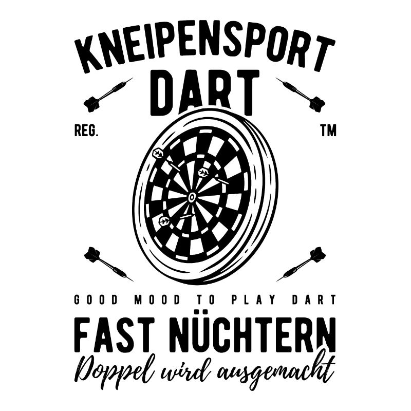 Kneipensport Dart Fast Nüchtern Doppel Wird Ausgem