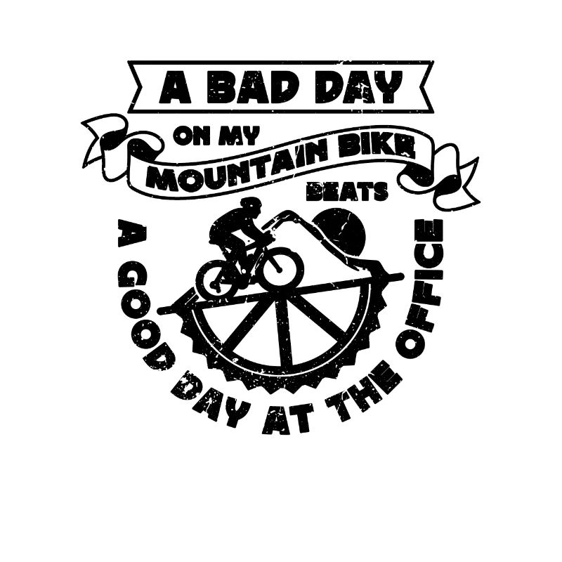A Bad Day On My Bicycle Cyclist Mountain Biker