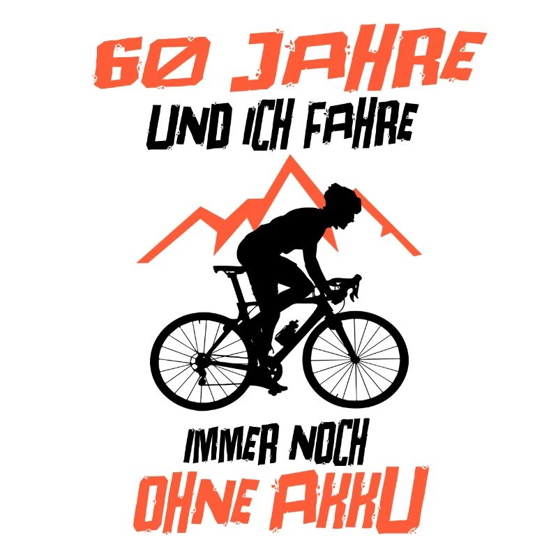 60. Geburtstag Radfahrer Fahrrad Geschenkidee