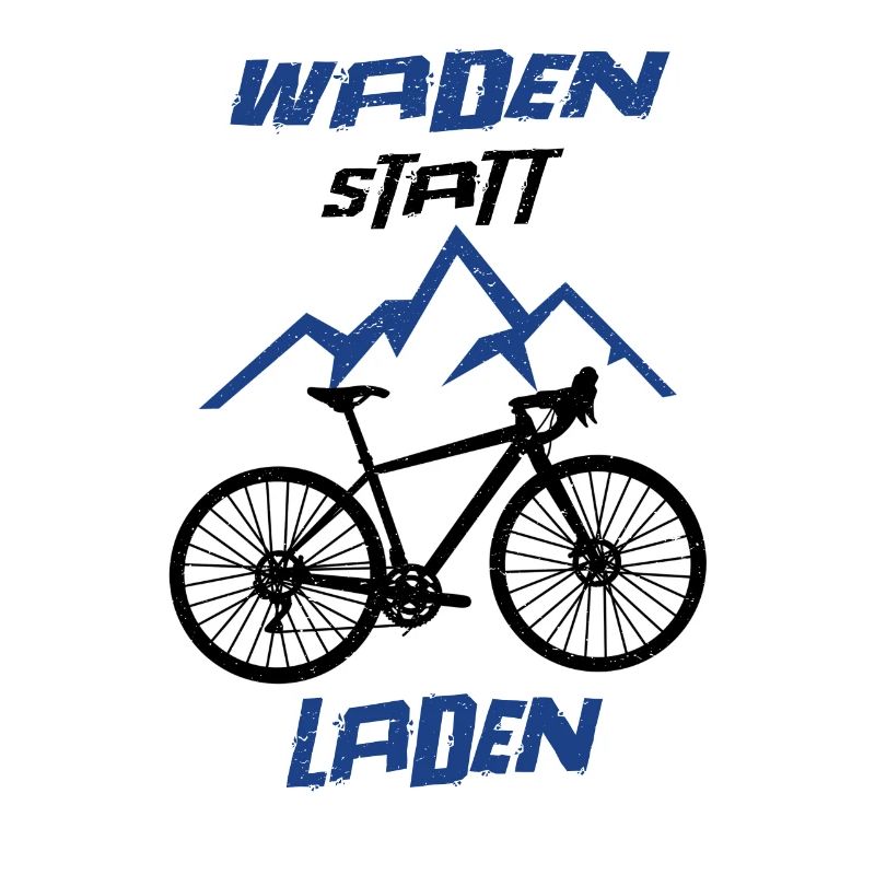 Fahrradfahrer Waden Statt Laden Geschenkidee
