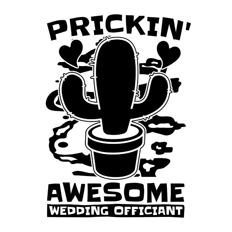 Prickin' Awesome Wedding Pastor Wedding Officiant