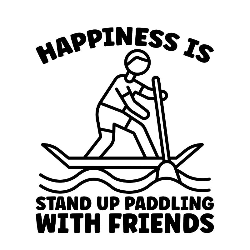 Le bonheur, c’est le stand up paddle boat paddle boarder